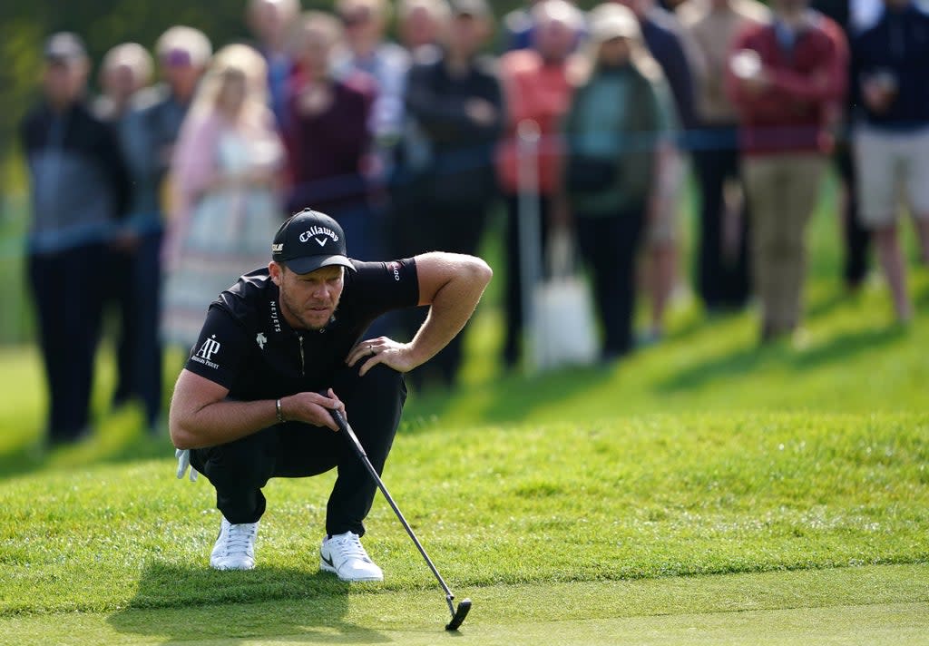 Tournament host Danny Willett could have to present the trophy to himself at the Betfred British Masters (Zac Goodwin/PA) (PA Wire)