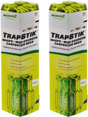 RESCUE! TrapStik for Wasps, Mud Daubers, Carpenter Bees