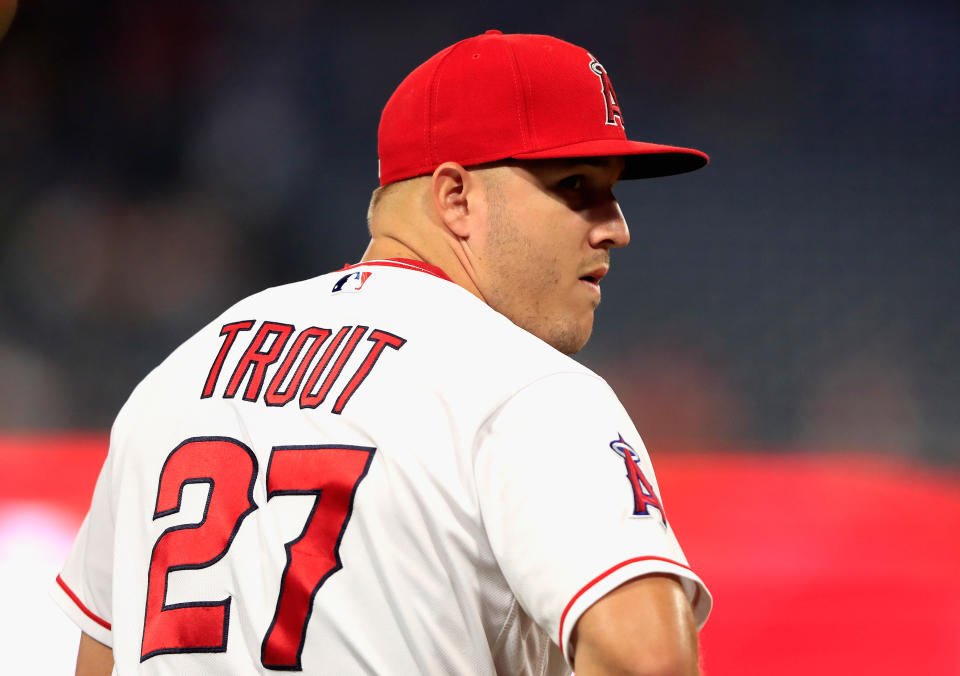 Mike Trout (Photo by Sean M. Haffey/Getty Images)