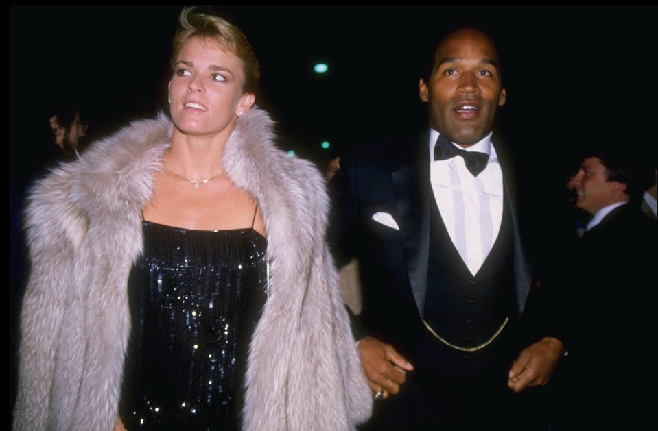 Hollywood, CA, USA;  NICOLE BROWN SIMPSON and O.J. SIMPSON attend are shown in an undated photo.   Mandatory Credit: Kathy Hutchins/ZUMA Press. (©) Kathy Hutchins