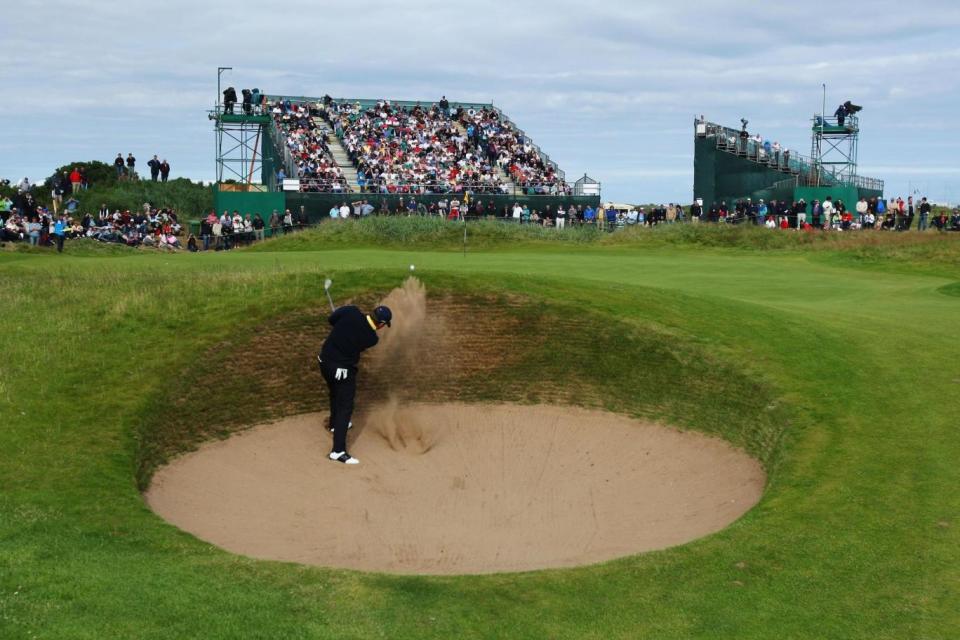 Home stretch | The 15th marks the start of a terrifying final stretch at Carnoustie (Getty Images)