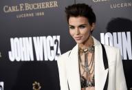 <p>Ruby Rose ist die dritte „schönste prominente Veganerin 2017“, laut PETA. Die „John Wick: Chapter 2“-Schauspielerin findet Fleisch „abstoßend“. (Bild: AP Photo) </p>