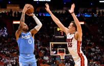 NBA: Minnesota Timberwolves at Miami Heat