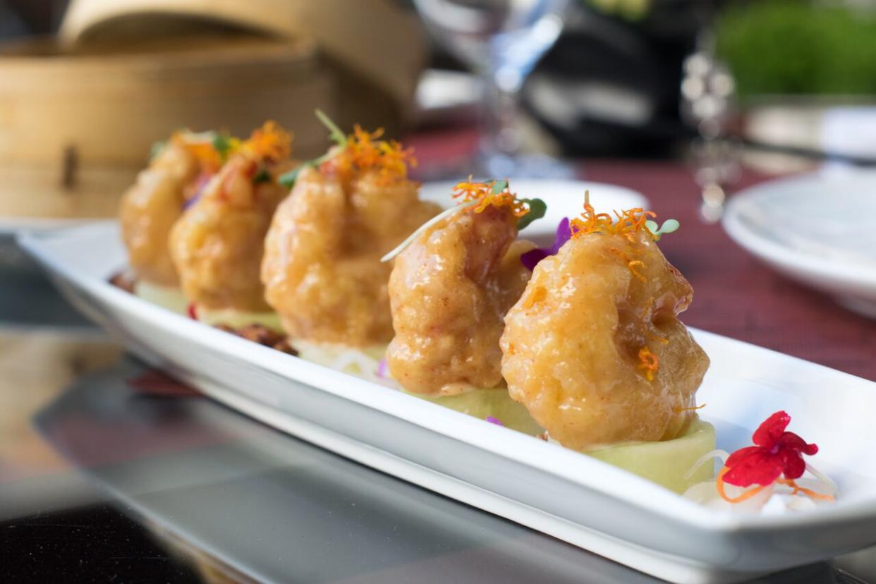 The Golden Shrimp appetizer at Chicago's Shanghai Terrace restaurant. (Photo: Shanghai Terrace)