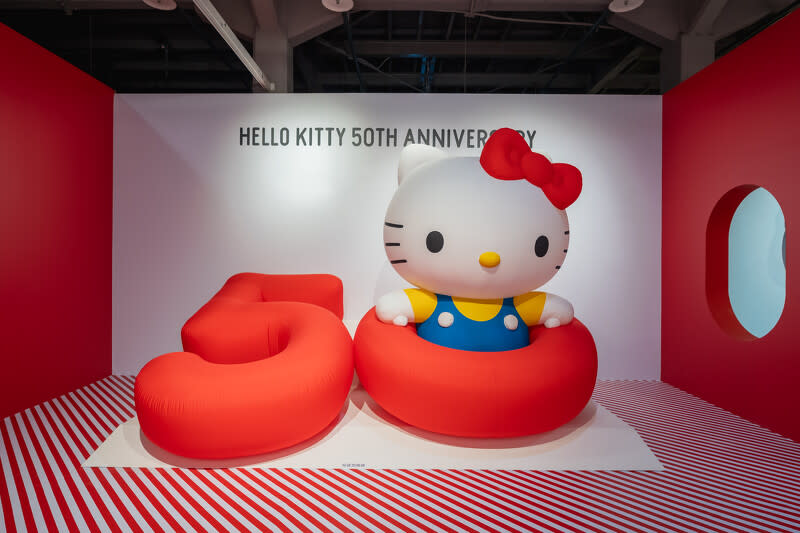 台灣旅遊｜HELLO KITTY50週年紀念展覽登陸台北！即睇7大互動展區、超巨型打卡位、玉桂狗+布甸狗都現身！