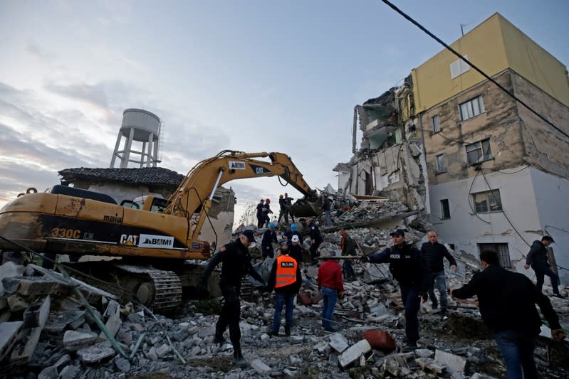 Earthquake strikes Albania