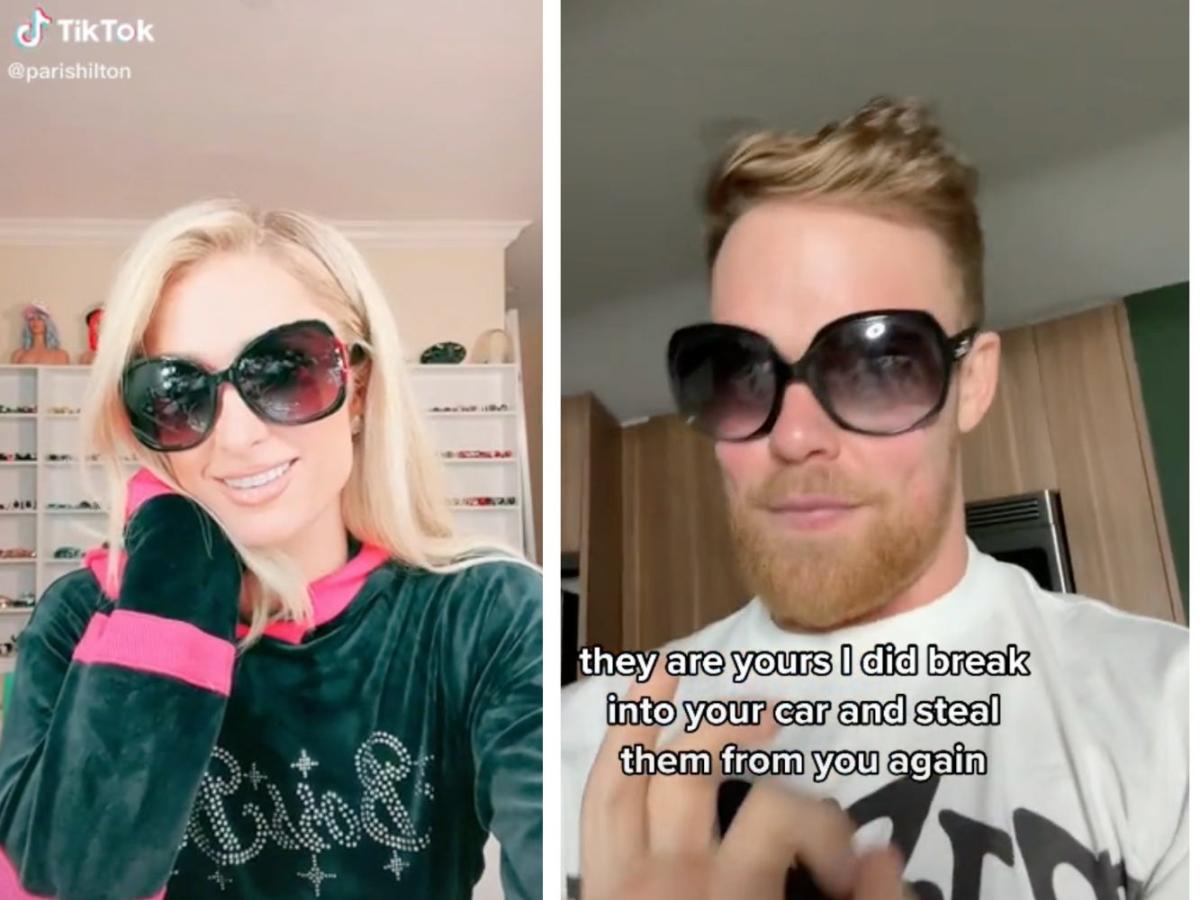 A Tiktoker Who Said He Once Stole Paris Hiltons Sunglasses Caught Her Attention With His Viral