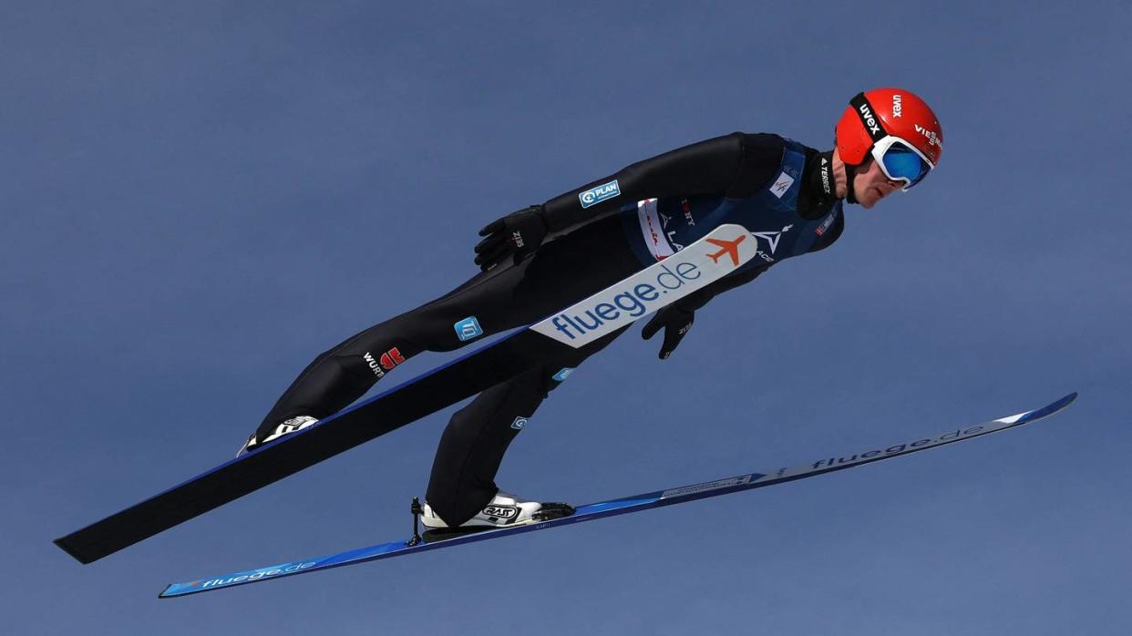 Skispringen: Leyhe zur Halbzeit Zweiter - Kraft führt