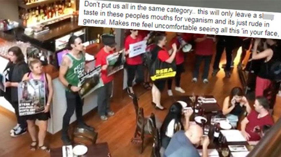 Charges after activists storm restaurant banning vegans, The Canberra  Times