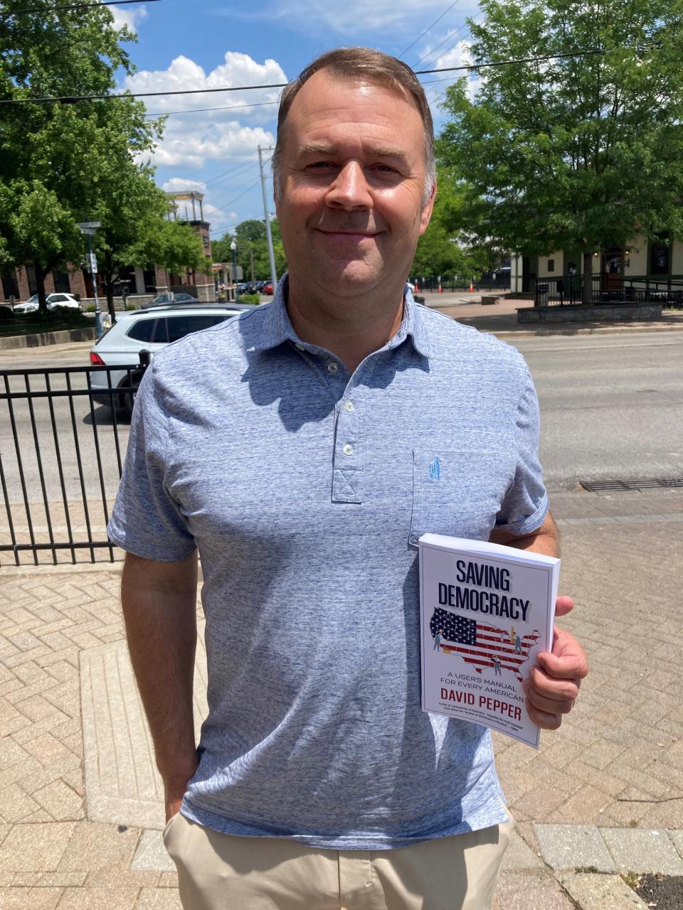 Former Ohio Democratic Party chairman David Pepper has written a new book: "Saving Democracy: A User’s Manual for Every American."