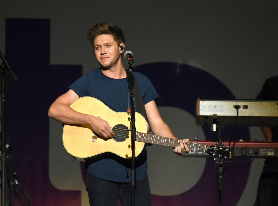 SAN JOSE, CA - DECEMBER 02:  Niall Horan performs during the 99.7 NOW! POPTOPIA at SAP Center on December 2, 2017 in San Jose, California.  (Photo by C Flanigan/FilmMagic)