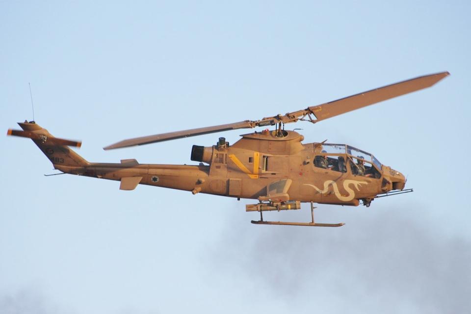 An Israeli Air Force AH-1 Tzefa, photographed in 2018. <em>Oren Rozen/Wikimedia Commons</em>