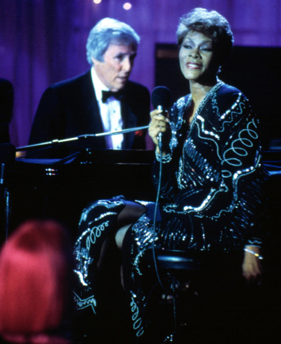 Bacharach and Warwick in the 1999 AMC special ‘In Concert at the Rainbow Room’