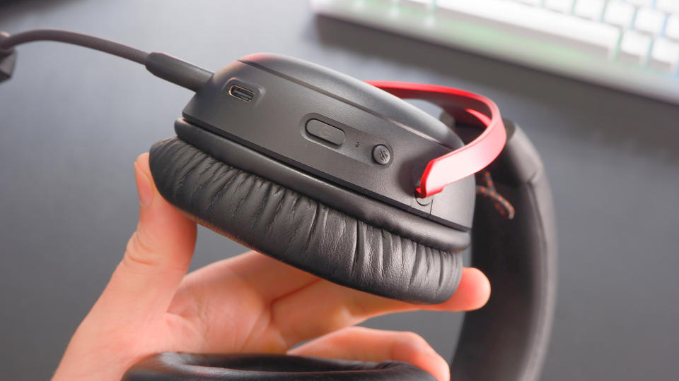 HyperX Cloud III Wireless gaming headset on a desk