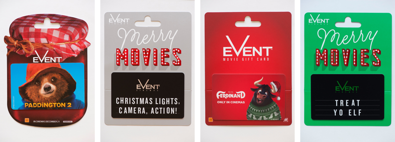 Movie gift card