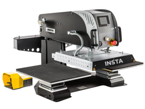 Insta 780 Dual Shuttle, fully automatic heat press