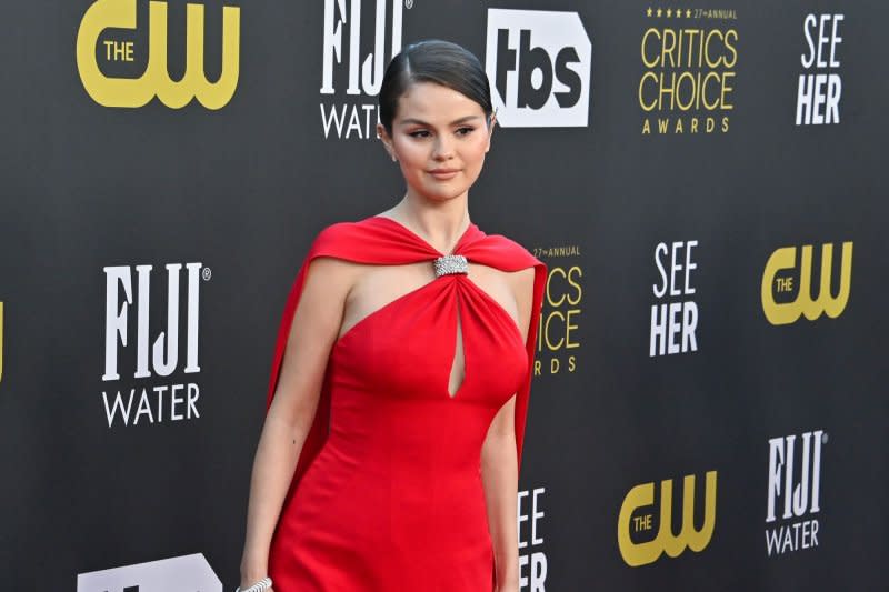 Selena Gomez attends the Critics Choice Awards in 2022. File Photo by Jim Ruymen/UPI