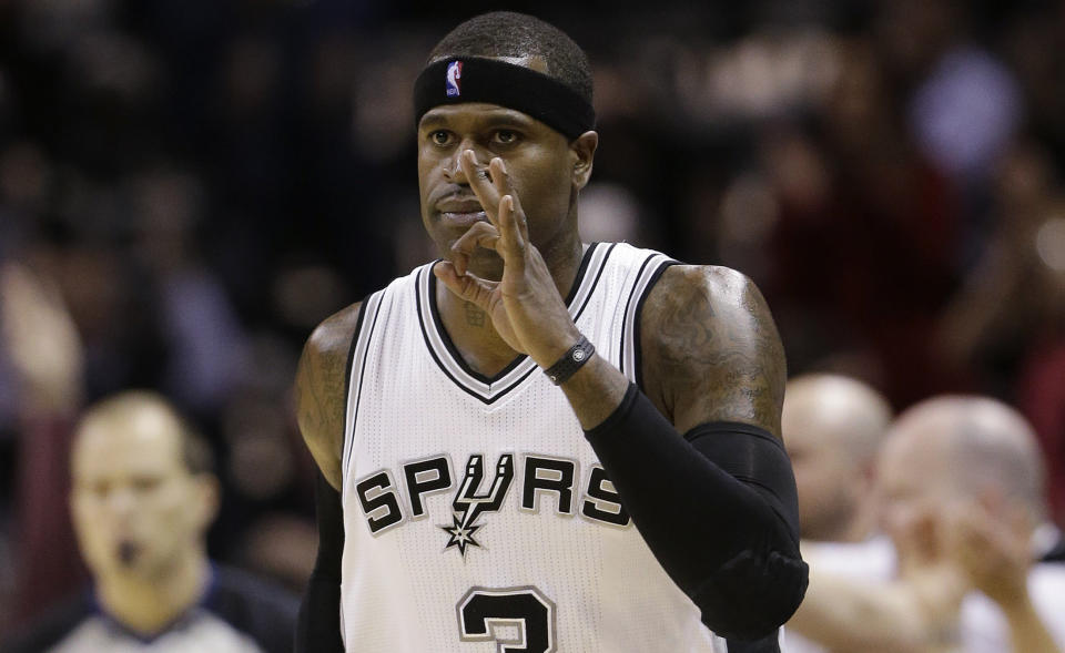 Stephen Jackson once chose starting for the NBA champion Spurs over smoking weed. (AP)