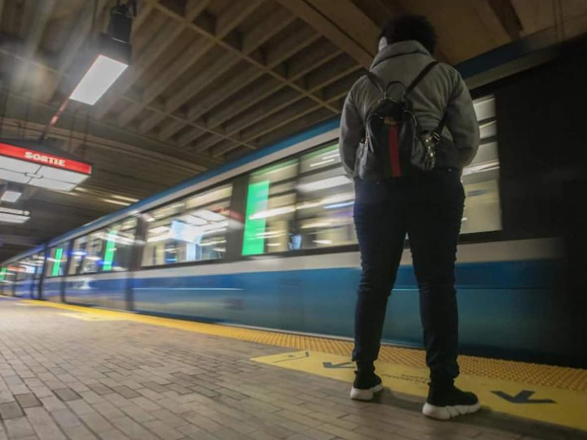 Six stations on the Montreal Metro's Blue line were closed for longer than expected Sunday. (Ivanoh Demers/Radio-Canada - image credit)