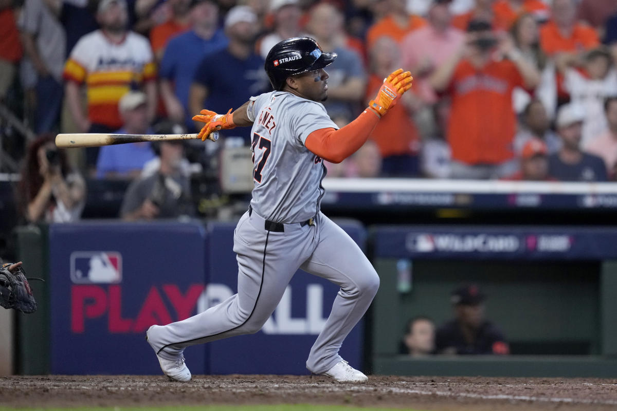 MLB Playoffs 2024: Scrappy Tigers get comeback win in Game 2, wild card win over Astros