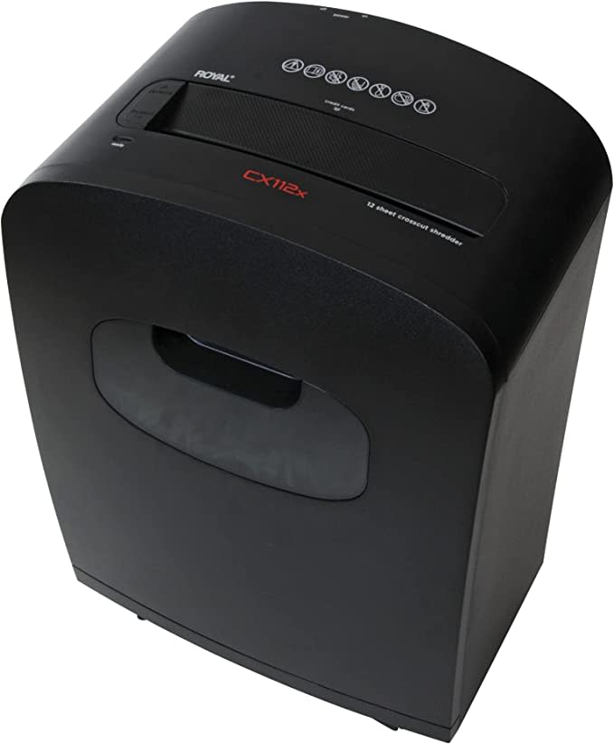 Royal 29186X CX112X 12-Sheet Crosscut Shredder, best paper shredder