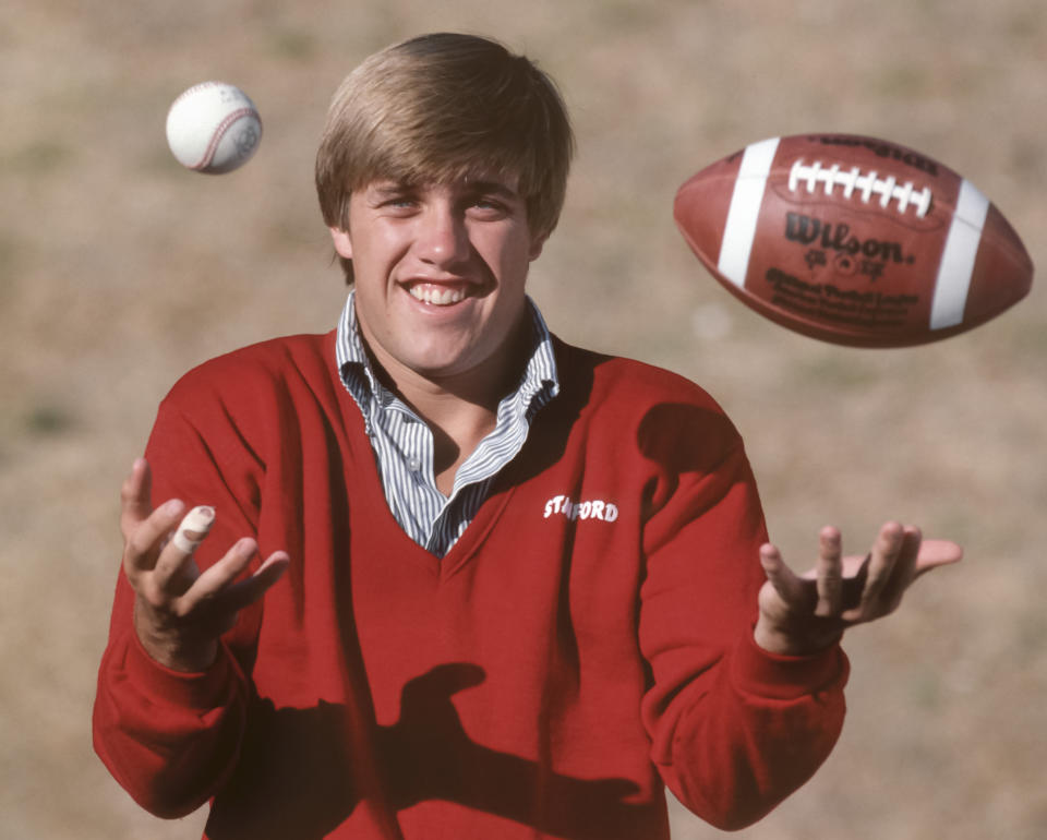 John Elway had a decision to make coming out of high school and college. for what sport he's choose. (Photo by David Madison/Getty Images)