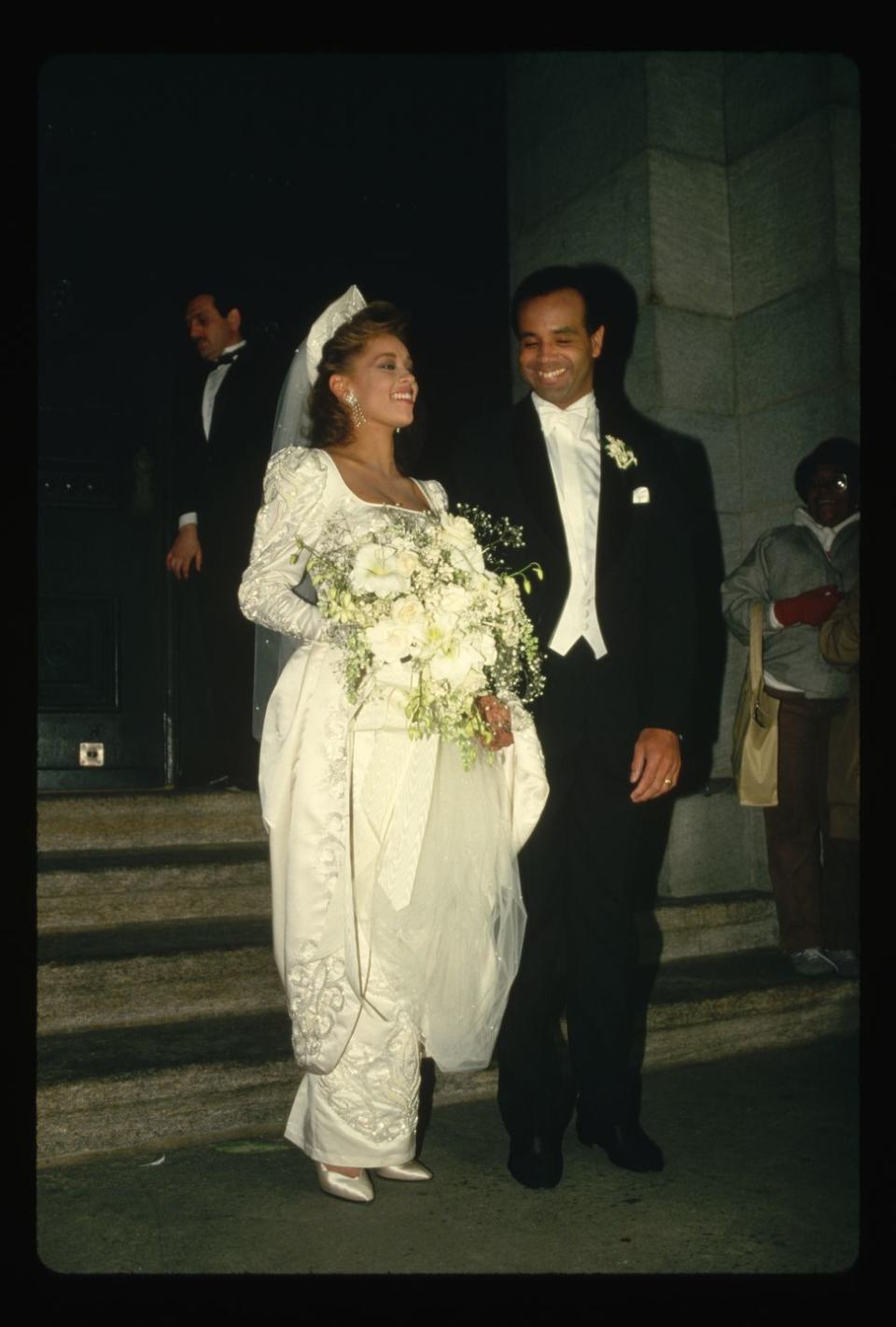 1987: Vanessa Williams marries the man hired to salvage her career in the wake of scandal