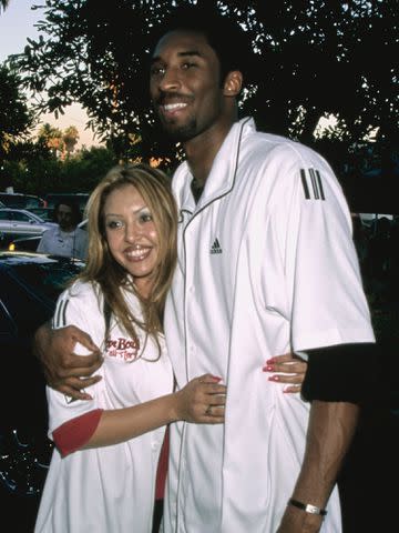 <p>Vinnie Zuffante/Getty</p> Vanessa and Kobe Bryant attend the 3rd Annual 'Kobe Bowl' charity benefit on September 16, 2000.