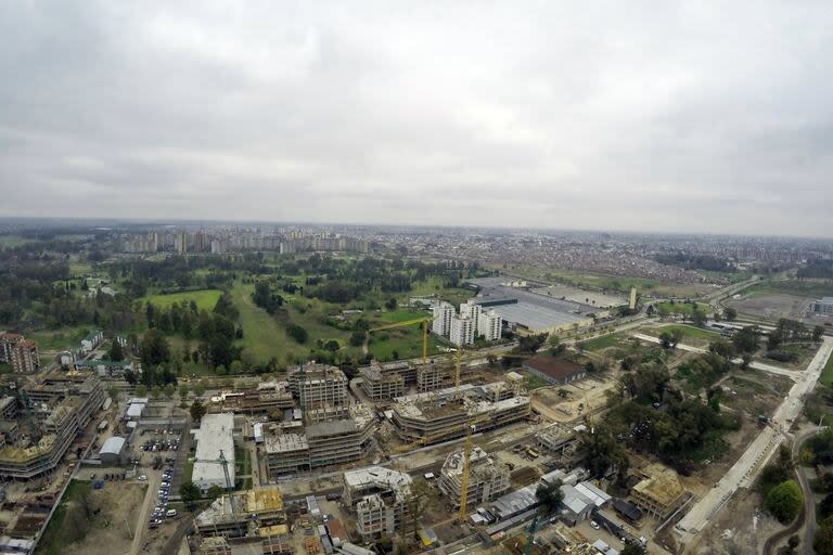 El predio de Parque Roca.