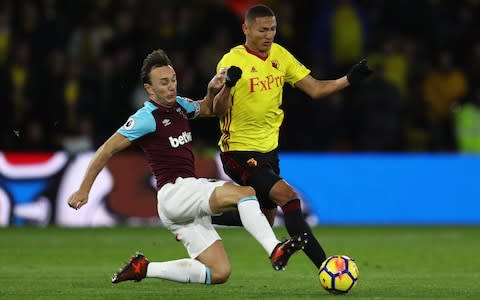 Mark Noble and Richarlison - Credit: Getty