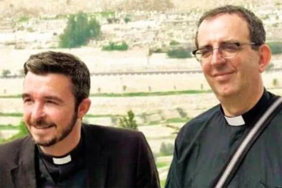 David Oldham, left, and Richard Coles were together from 2007 until the former’s death in 2019 (Richard Coles)