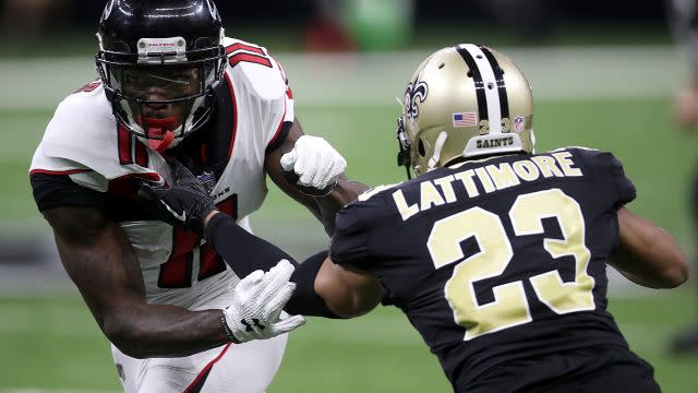 Lattimore in action. Image: Getty