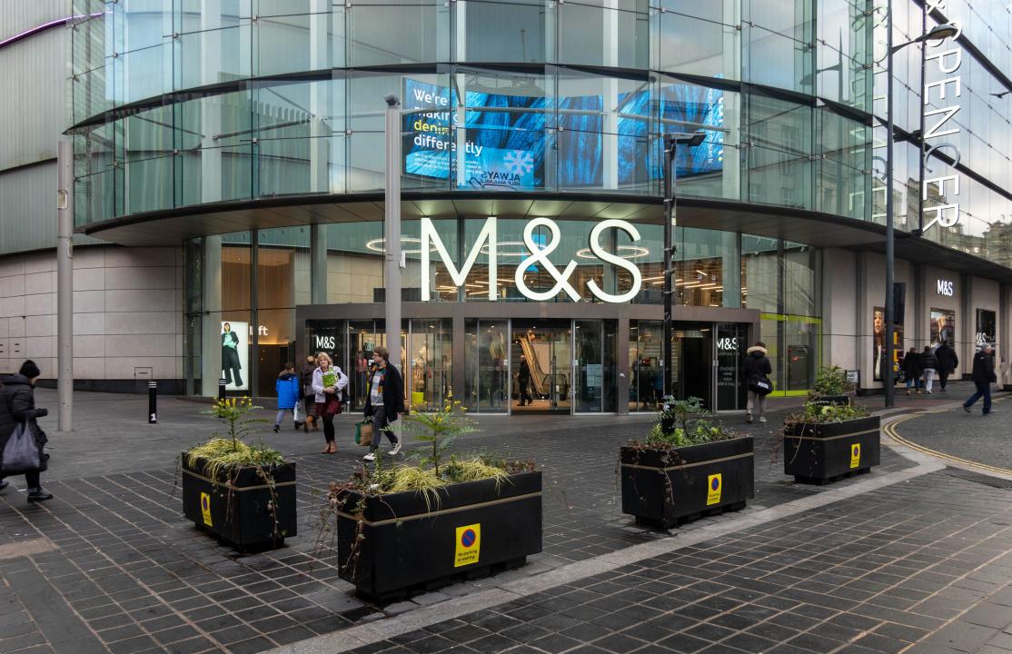 M&S drops out of FTSE 100 after shares slide - BBC News