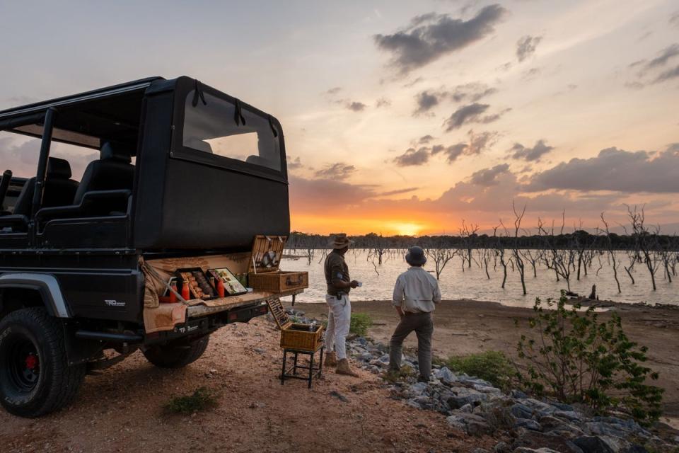 A sunrise breakfast inside Yala National Park, Sri Lanka (Hilton)