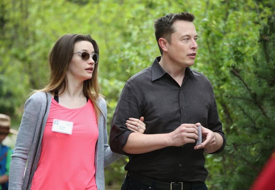 Talulah Riley und Elon Musk