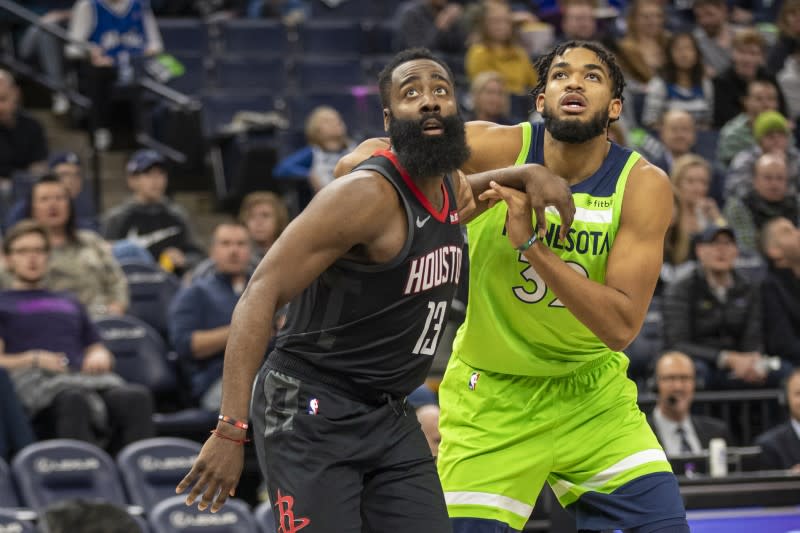 NBA: Houston Rockets at Minnesota Timberwolves