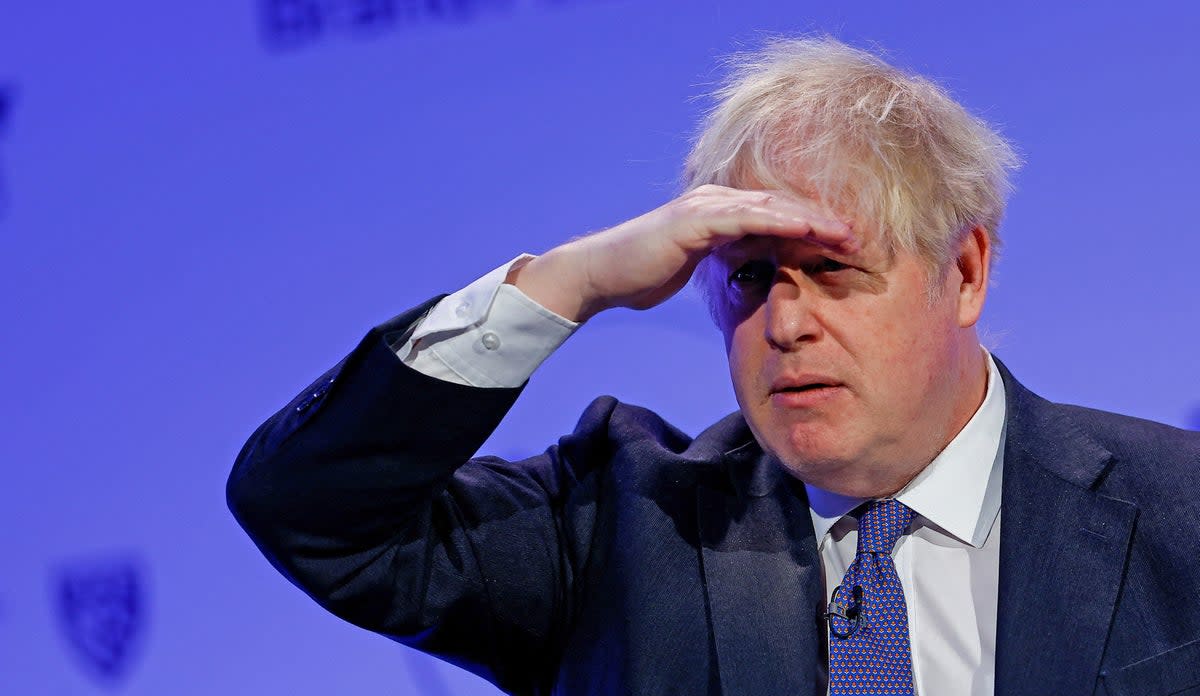 Boris Johnson says Rishi Sunak’s deal doesn’t ‘take back control’ (Reuters)