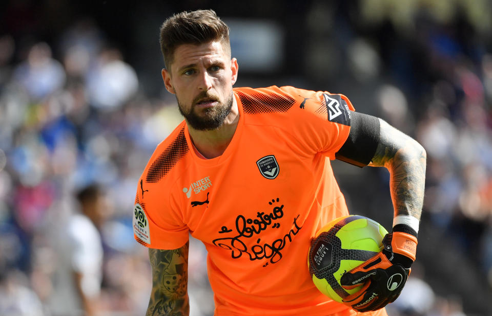 Benoît Costil, le gardien des Girondins de Bordeaux (photo AFP).