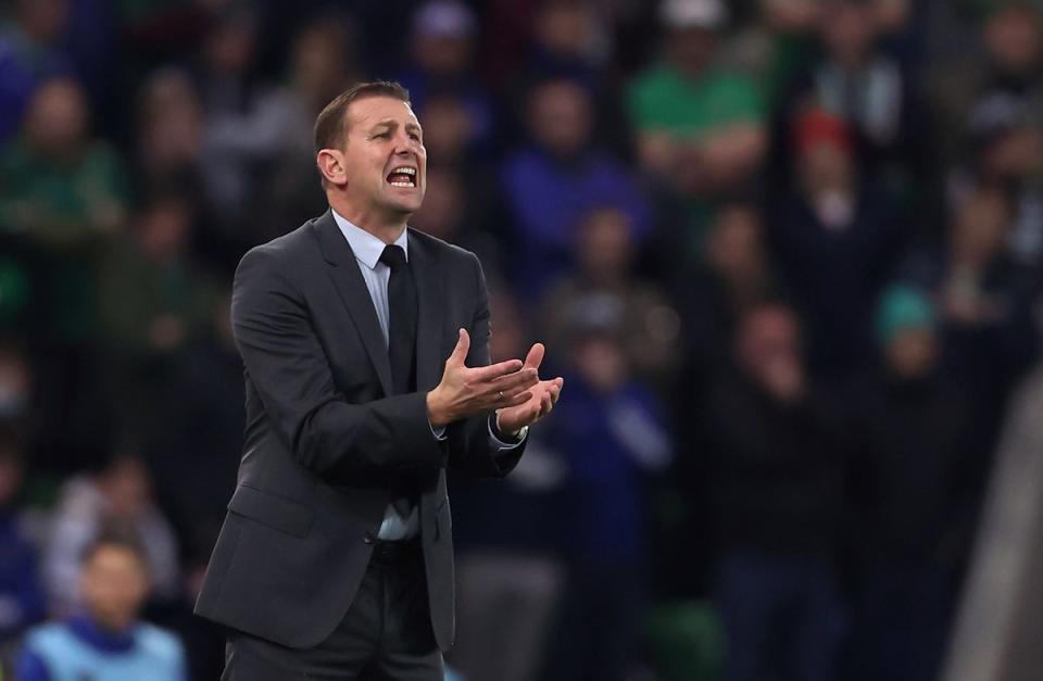 Ian Baraclough said his Northern Ireland players were more than capable of handling pressure (Liam McBurney/PA) (PA Archive)