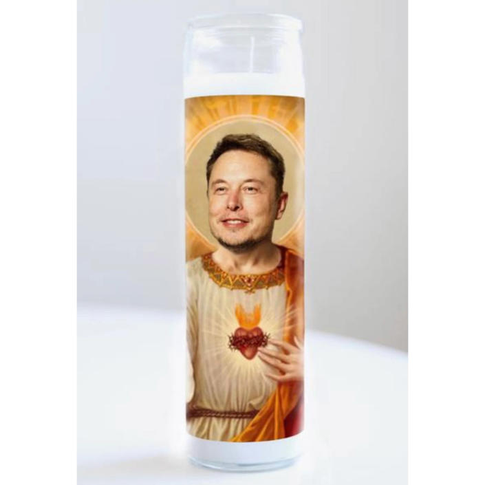 Elon Musk Prayer Candle