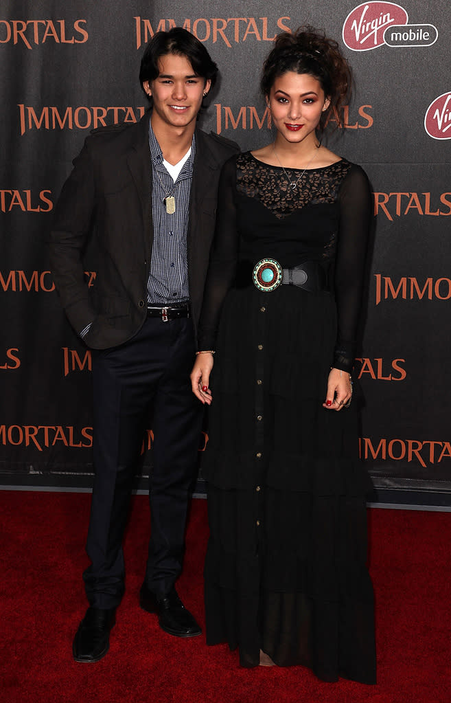 Immortals 2011 LA Premiere Booboo Stewart Fivel Stewart