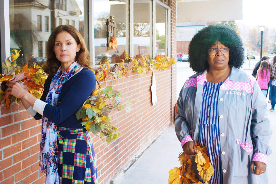 Ashley Judd and Whoopi Goldberg in "Big Stone Gap"