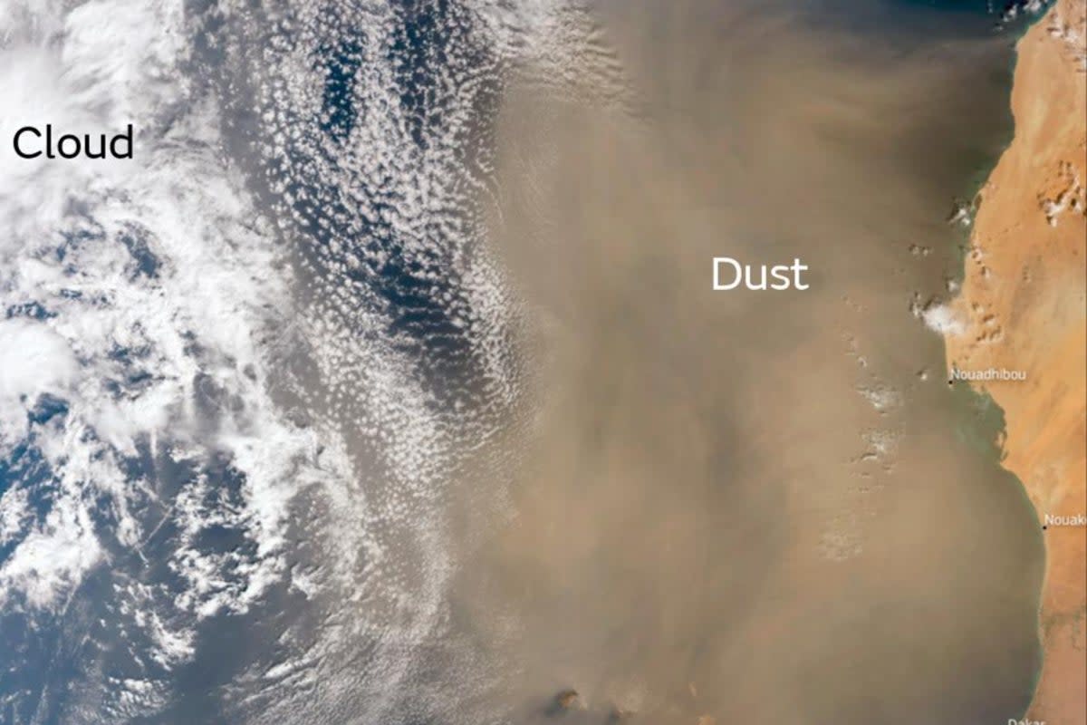 Sahara dust cloud headed to UK as Met Office warns cars could be