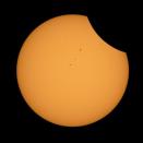 Partial phase of US solar eclipse begins