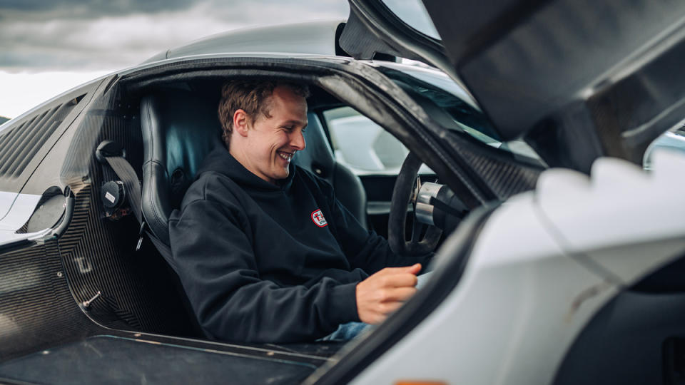 Ferdi Porsche, the driving force behind the F.A.T. International Ice Race.