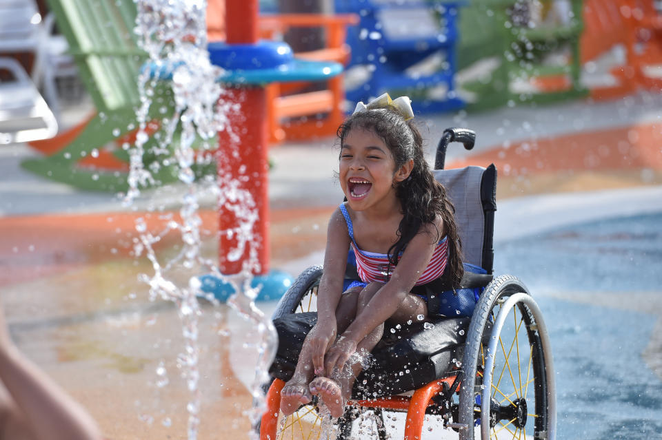 Guests with disabilities are admitted to Morgan's Inspiration Island at no cost.&nbsp; (Photo: Robin Jerstad/Jerstad Photographics)