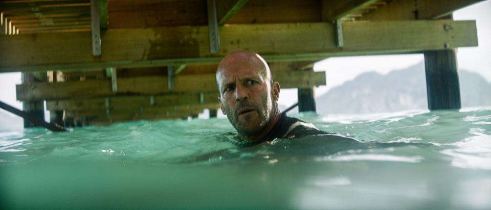 Jonas Taylor (Jason Statham) has not one but three fearsome megalodons to face in the sequel "Meg 2: The Trench."