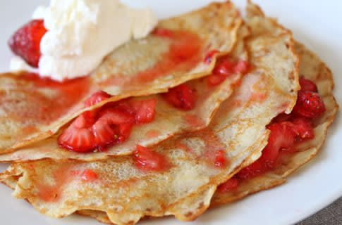 Strawberry Crepes