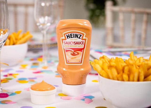 Heinz is launching Saucy Sauce, a mayo ketchup hybrid, on 23rd August. [Photo: Heinz]