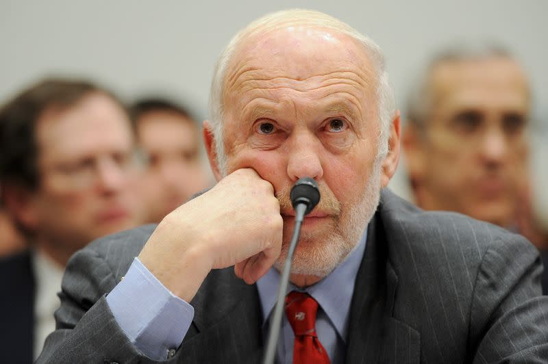 Simons testifies before a US House Oversight and Government Reform Committee hearing on the regulation of hedge funds, on Capitol Hill in Washington